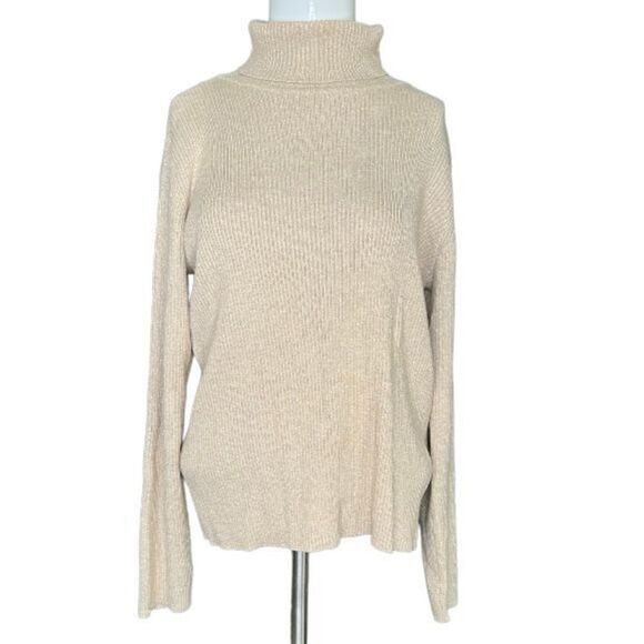 Liz Claiborne size MP ribbed turtleneck - Picture 1 of 10